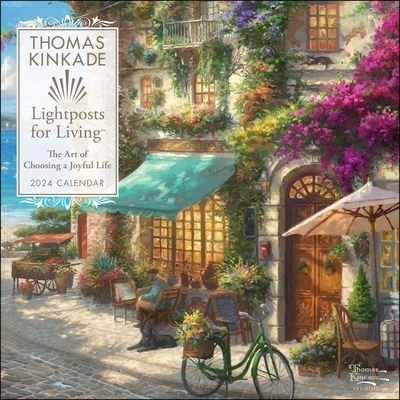 Cover for Thomas Kinkade · Thomas Kinkade Lightposts for Living 2024 Wall Calendar (Calendar) (2023)