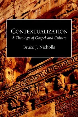 Cover for Bruce J. Nicholls · Contextualization: a Theology of Gospel and Culture (Paperback Book) (2003)