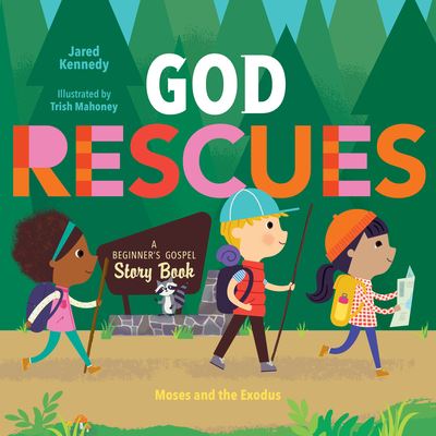 Cover for New Growth Press · God Rescues (Board book) (2022)