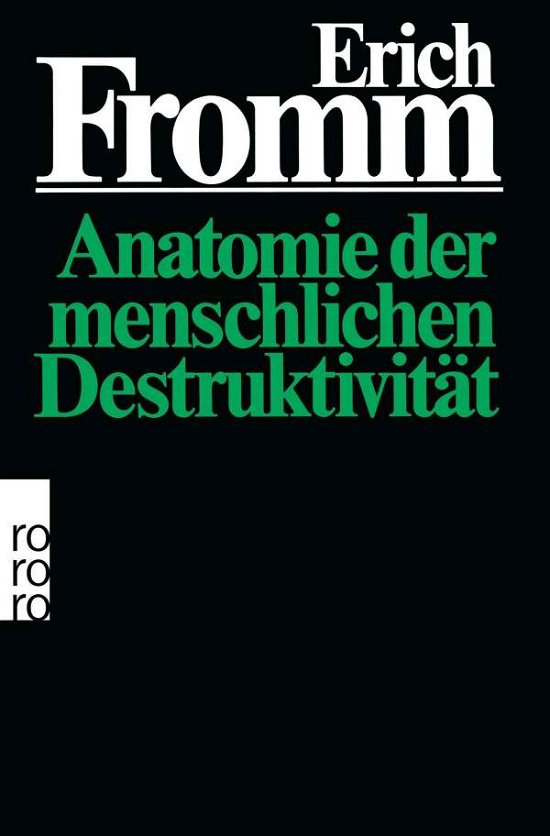 Cover for Erich Fromm · Roro Tb.17052 Fromm.anatomie D.mensch. (Buch)