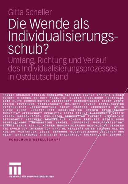 Cover for Gitta Scheller · Die Wende als Individualisierungsschub? - Forschung Gesellschaft (Paperback Book) [2005 edition] (2005)