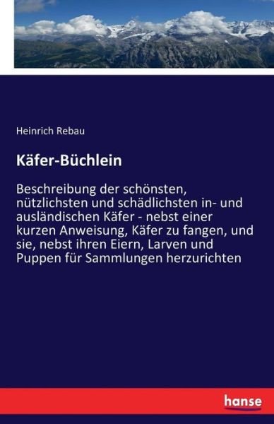 Cover for Rebau · Käfer-Büchlein (Book) (2016)