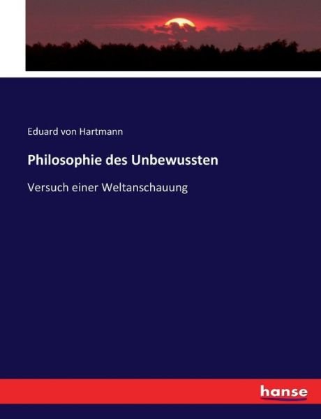 Cover for Hartmann · Philosophie des Unbewussten (Bok) (2021)