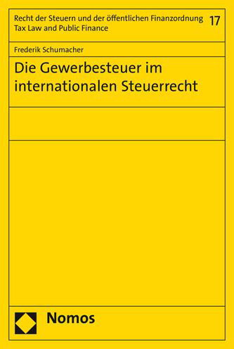 Cover for Schumacher · Die Gewerbesteuer im interna (Buch) (2020)