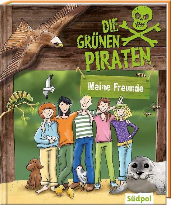 Cover for Poßberg · Das Grüne Piraten-Freundebuch (Buch)