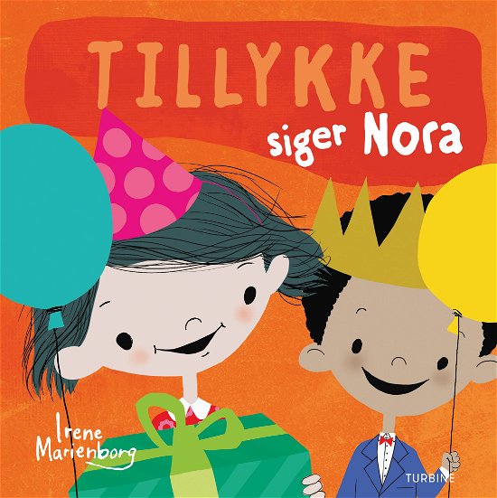 Cover for Irene Marienborg · Tillykke! siger Nora (Hardcover Book) [1.º edición] (2022)