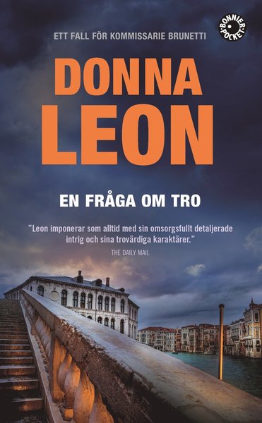 Cover for Donna Leon · Brunetti: En fråga om tro (Paperback Book) (2019)