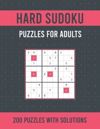 Hard Sudoku Puzzles For Adults: 200 Hard Sudoku Puzzles with Solutions - Sudoku One Puzzle per Page - Asamsudo Press Publication - Boeken - Independently Published - 9798513270522 - 1 juni 2021