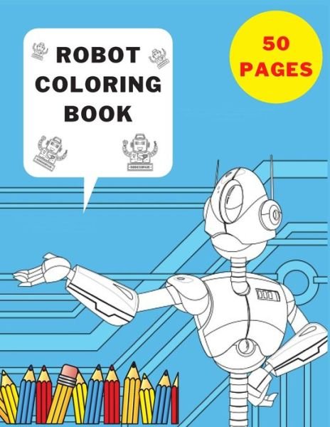 Cover for Wlado 98 · Robot Coloring Book (Paperback Bog) (2020)