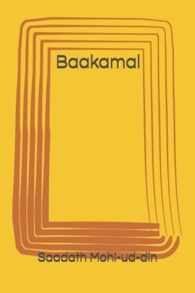 Cover for Saadath Mohi-Ud-Din · Baakamal (Paperback Book) (2020)