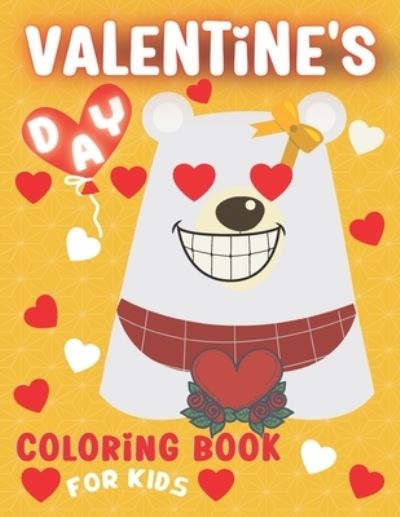 Cover for Ash-Bal Creations · Valentine's Day Coloring Book for Kids (Paperback Book) (2021)