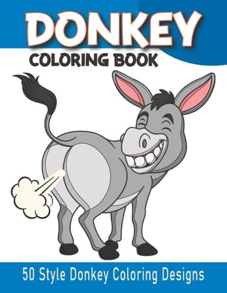 Cover for Rare Bird Books · Donkey Coloring Book (Pocketbok) (2021)