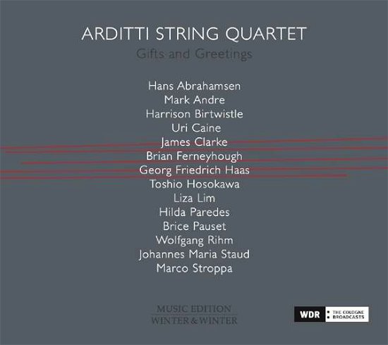 Cover for Arditti String Quartet · Gifts And Greetings (CD) (2016)