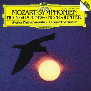 Cover for Bernstein Leonard / Wiener P. · Mozart: Symp. N. 35 &amp; 41 (CD) (2001)