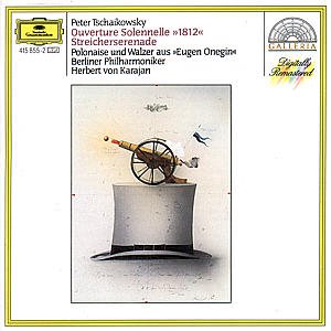 Cover for Tchaikovsky / Karajan / Berliner Phil · Overture Solennelle 1812 Serendade for Strings (CD) (1987)