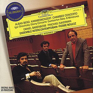 Chamber Concerto / Ebony Concerto (Originals) - Barenboim / Zukerman / Boulez - Musik - Classical - 0028944740523 - 20 mars 1995