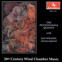 20th Century Wind Chamber Music - Wilson / Schafer / Stucky / Berger / Thorne - Muziek - CTR - 0044747222523 - 18 augustus 1995