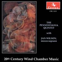 20th Century Wind Chamber Music - Wilson / Schafer / Stucky / Berger / Thorne - Musik - CTR - 0044747222523 - 18. august 1995