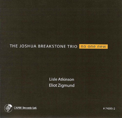 Cover for Joshua Breakstone · No One New (CD) (2009)