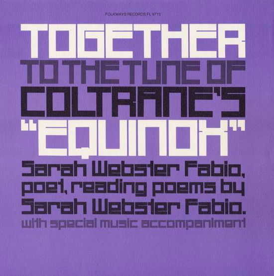 Cover for Sarah Webster Fabio · Together to the Tune of Coltrane's Equinox (CD) (2012)