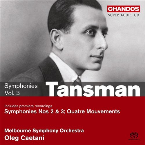 Symphonies Vol.3 - A. Tansman - Musik - CHANDOS - 0095115506523 - 11 september 2008