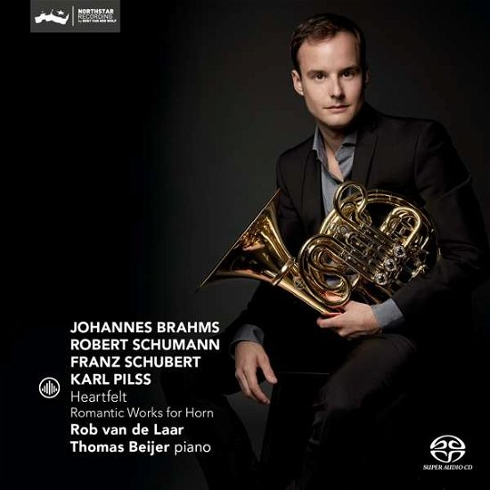 Cover for Rob Van De Laar &amp; Thomas Beijer · Heartfelt - Romantic Works For Horn - Brahms. Schumann. Schubert &amp; Pilss (CD) (2017)