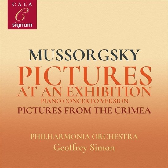 Cover for Simon, Geoffrey / Philharmonia Orchestra · Pictures at an Exhibition (CD) [Piano Concerto edition] (2020)