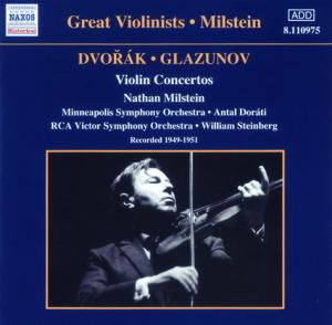 Violin Concertos: Op.64 In E Minor & Op.53 In A Minor - Nathan Milstein - Musiikki - NAXOS - 0636943197523 - maanantai 18. toukokuuta 2009