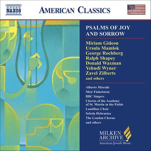 Cover for Rochberg / Gideon / Mamlok / Wyner / Waxman · Psalms Of Joy And Sorrow (CD) (2006)