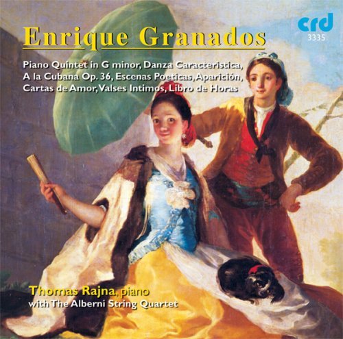 Complete Piano 5 - Granados / Rajna / Alberni String Quartet - Musik - CRD - 0708093333523 - 9. juni 2009