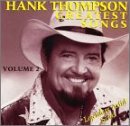 Greatest Songs 2-Thompson,Hank - Hank Thompson - Musik - Curb Records - 0715187773523 - 28. marts 1995