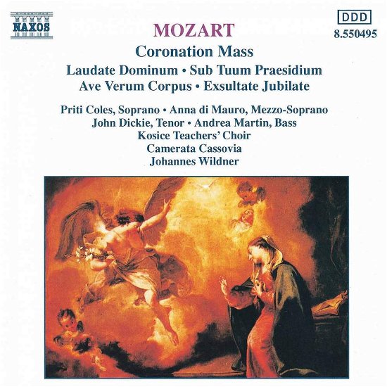 Cover for Mozart / Wildner · Coronation Mass / Ave Verum (CD) (1994)