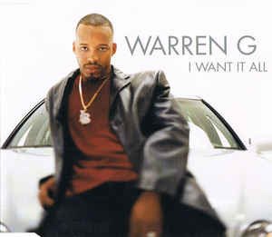 Cover for Warren G · I Want It All (SCD)