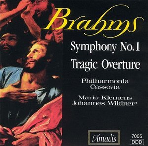 Cover for Brahms / Klemens / Wildner / Philharmonia Cassovia · Symphony 1 / Tragic Overture (CD) (2000)