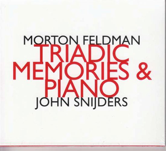 Feldman / Snijders · Triadic Memories (CD) (2017)