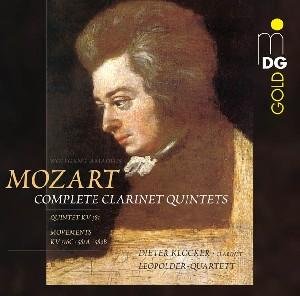 Cover for Mozart / Leopolder Quartet / Klocker · Complete Clarinet Quintets (CD) (2009)