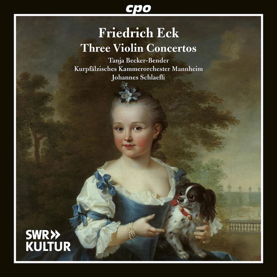 Cover for Tanja Becker-Bender · Friedrich Eck: Three Violin Concertos No. 1, 2 &amp; 5 (CD) (2024)