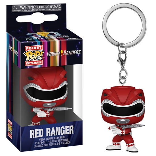 Mighty Morphin Power Rangers 30th- Red Ranger - Funko Pop! Keychain: - Merchandise - Funko - 0889698721523 - 21 augusti 2023