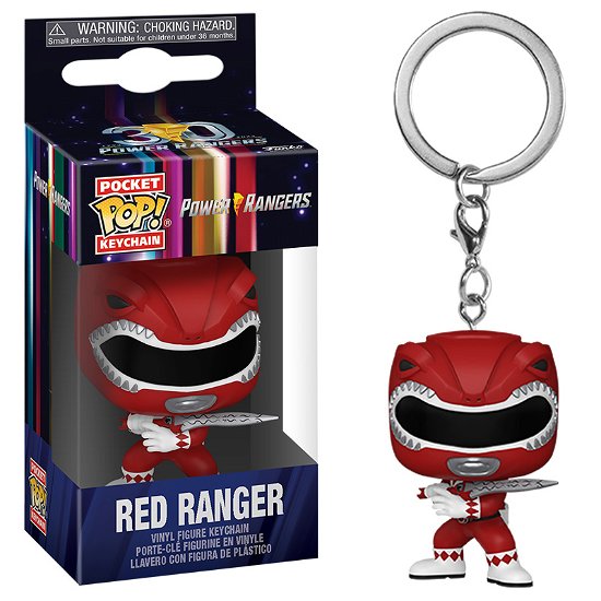 Cover for Funko Pop! Keychain: · Mighty Morphin Power Rangers 30th- Red Ranger (MERCH) (2023)