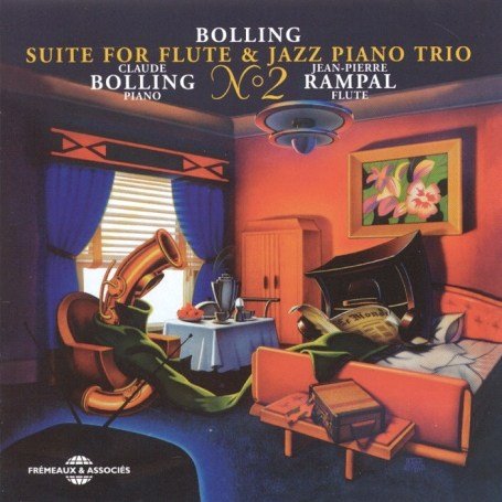 Cover for Claude Bolling - Jean-pierre Rampal · Suite For Flute &amp; Jazz Piano Trio No2 (CD) (2018)