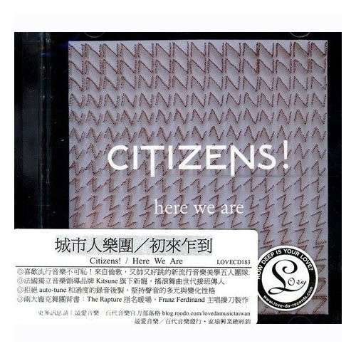 Here We Are - Citizens - Muzyka - ARISTA - 4897028491523 - 12 czerwca 2012