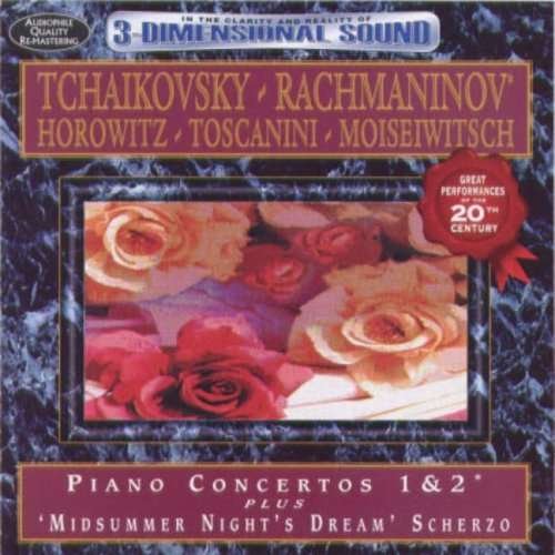 Cover for Tchaikovsky &amp; Rachmaninov · Piano Concerto No. 1/2 (CD) (1997)