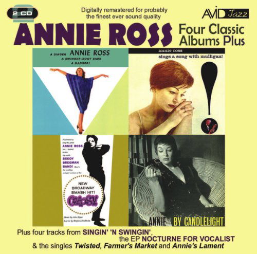 Four Classic Albums Plus (Annie By Candlelight / Gypsy / A Gasser / Sings A Song With Mulligan) - Annie Ross - Music - AVID - 5022810301523 - February 14, 2011