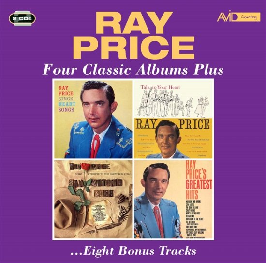 Four Classic Albums Plus - Ray Price - Musiikki - AVID COUNTRY - 5022810343523 - perjantai 7. heinäkuuta 2023