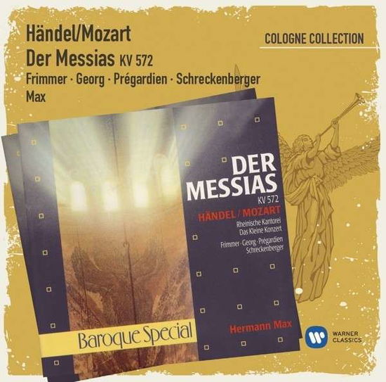 Cover for Hermann Max · Handel / Mozart: Der Messias (Co (CD) (2014)