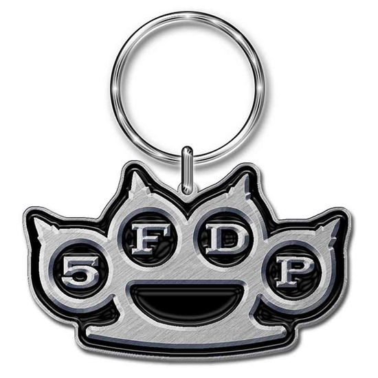 Five Finger Death Punch Keychain: Knuckles (Enamel In-Fill) - Five Finger Death Punch - Merchandise - Unlicensed - 5055339732523 - October 28, 2019