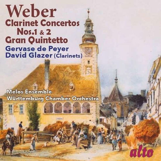 Cover for G.de Peyer / D. Glazer / Lso / Wurrtemburg Co / Melos · Weber: Clarinet Concertos 1 &amp; 2. Gran Quintetto (Clarinet &amp; Strings) (CD) (2014)