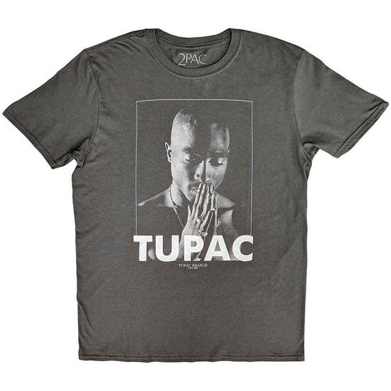 Tupac Unisex T-Shirt: Praying - Tupac - Merchandise - Bravado - 5055979918523 - October 22, 2015