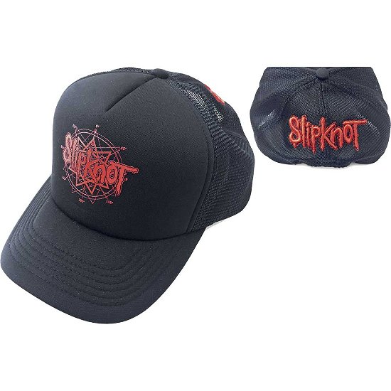 Slipknot Unisex Mesh Back Cap: Logo - Slipknot - Merchandise -  - 5056170635523 - 
