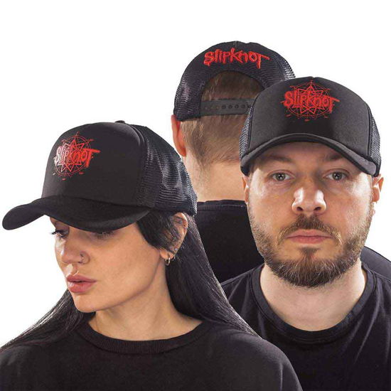 Cover for Slipknot · Slipknot Unisex Mesh Back Cap: Logo (Kläder) [Black - Unisex edition]